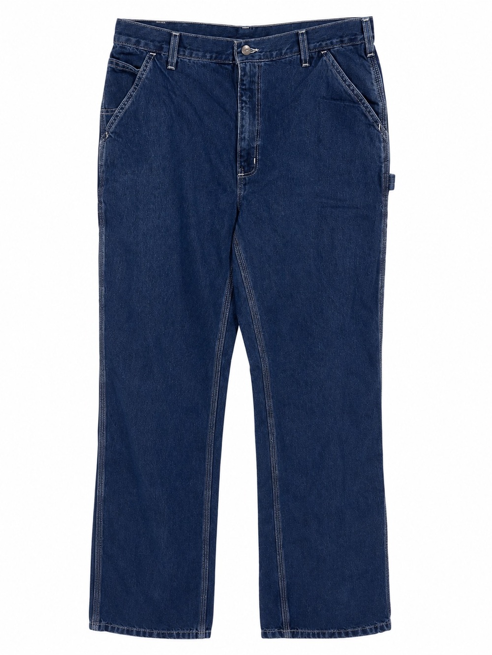 Carhartt Men's Dark Blue Relaxed Straight-Leg Jeans